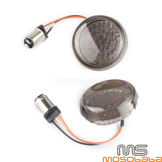 1157 Socket LED Turn Signal Lights for Harley Softail, Dyna, Sportster