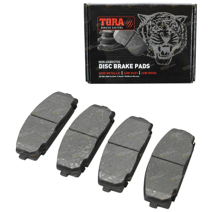 2 x Front Disc Rotors + Brake Pads for Toyota Hiace KDH/TRH 200 (2005–2012)