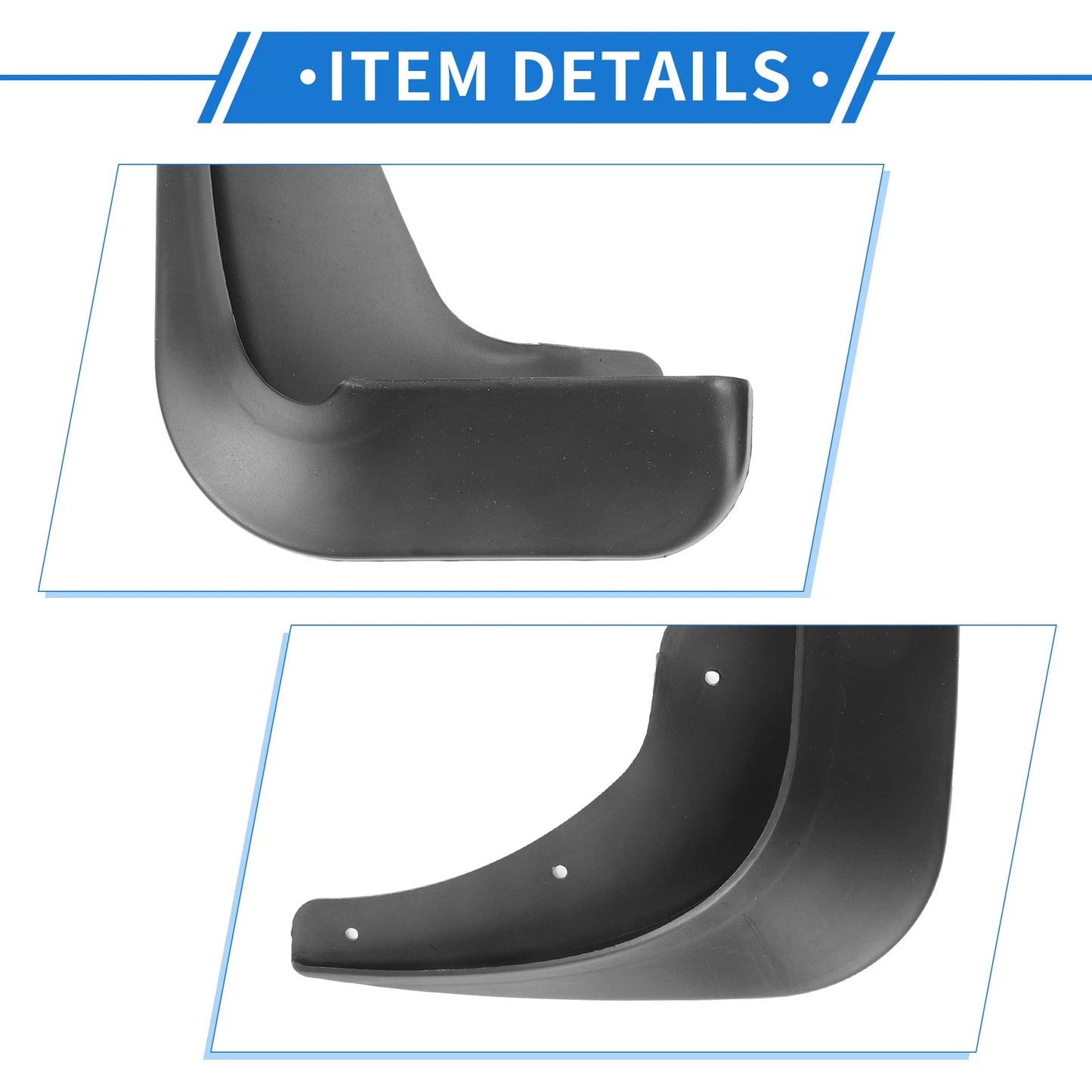 Mud Flap Splash Guards for Mitsubishi Lancer (2000-2017)
