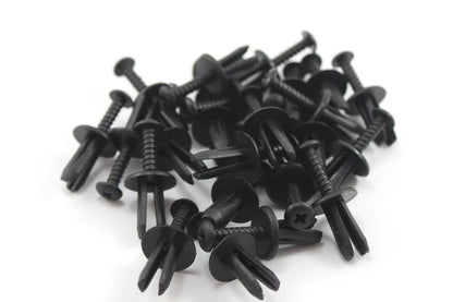 25x Plástico Remache Tornillo Roscado m8 8mm for Car Moto Molduras