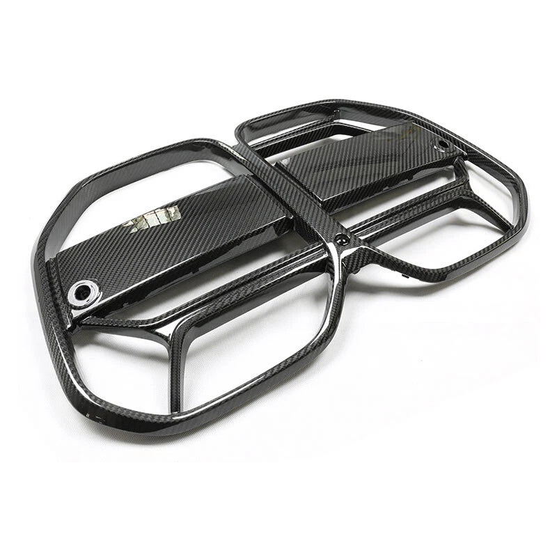 Dry Carbon Fiber Front Bumper Grille Grill for BMW 4 Series G22 2021-2023