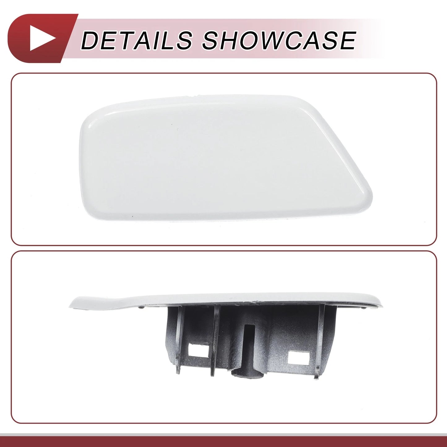 Washer Nozzle Cover Cap for Subaru Forester (2009-2012) White