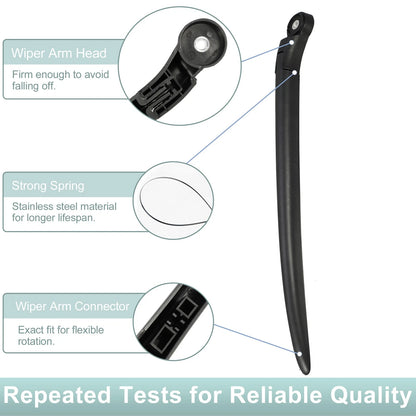 Rear Wiper Blade Arm Set for Porsche Cayenne S Pre-GTS (2002-2010)