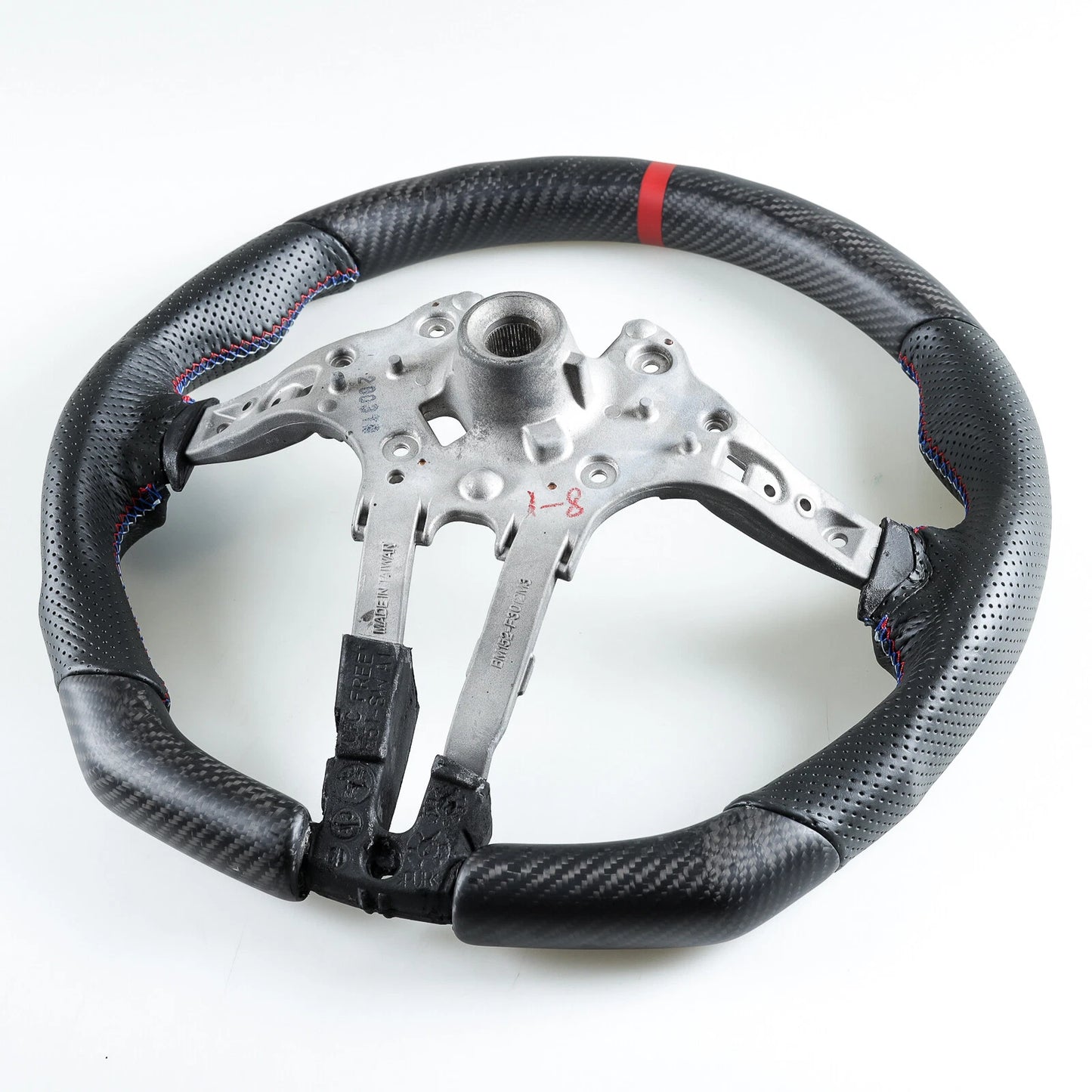 Steering Wheel Matte Black Carbon Fiber for BMW F80 M3 F82 M4 F87 (2012-2020)