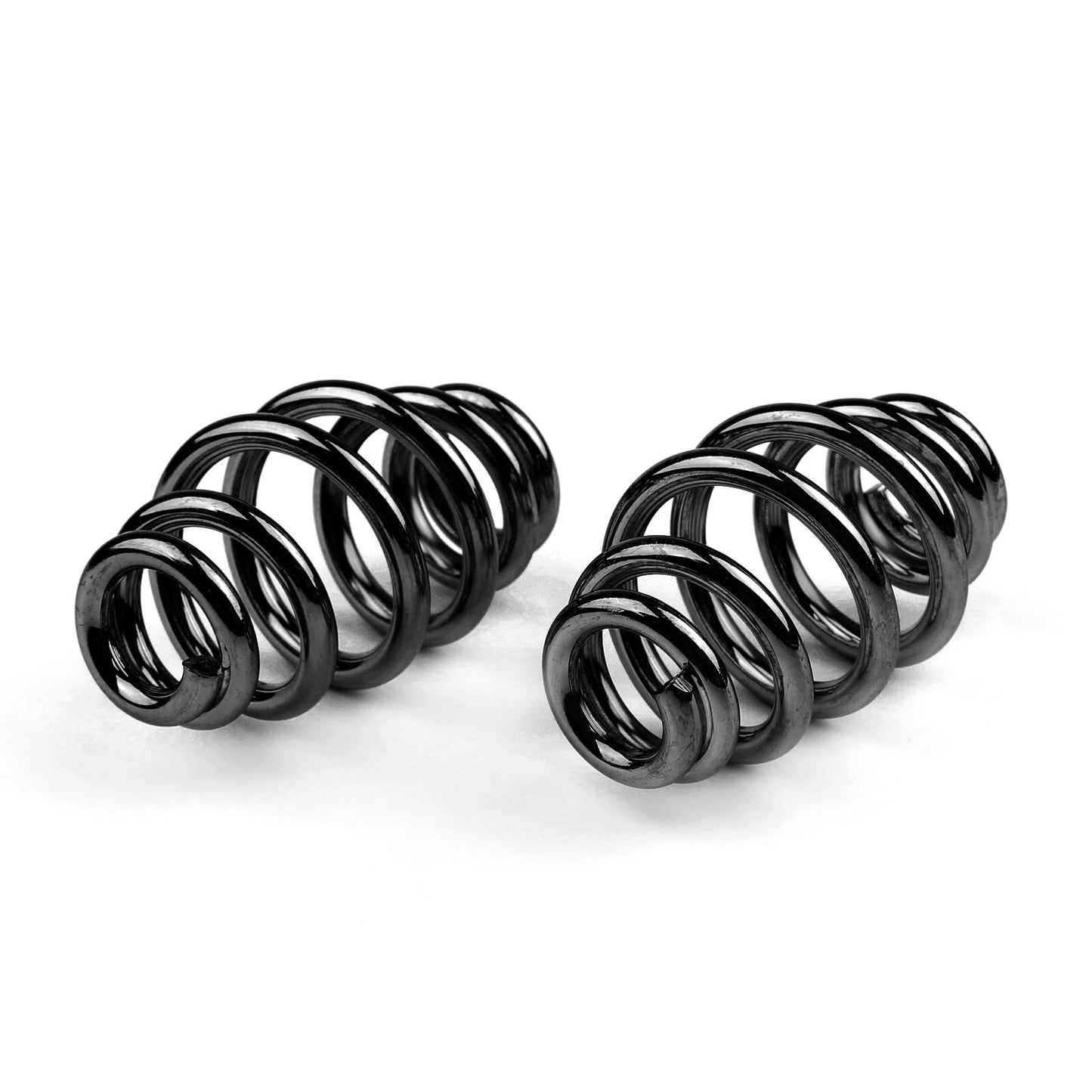 2 x Solo Driver Seat Mounting Springs Black for Chopper Bobber