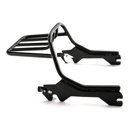 Black Two Up Luggage Rack for Harley Breakout FXBRS & Fat Boy FLFBS (2018-2025)