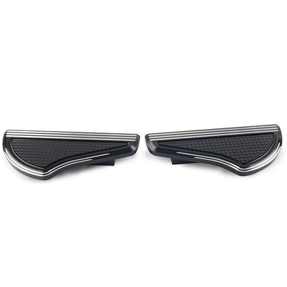 Rear Passenger Floorboards for Harley Touring (1993-2023) Black Aluminum