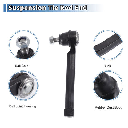 Front Outer Tie Rod End Links for Pontiac G3 (2009-2010)