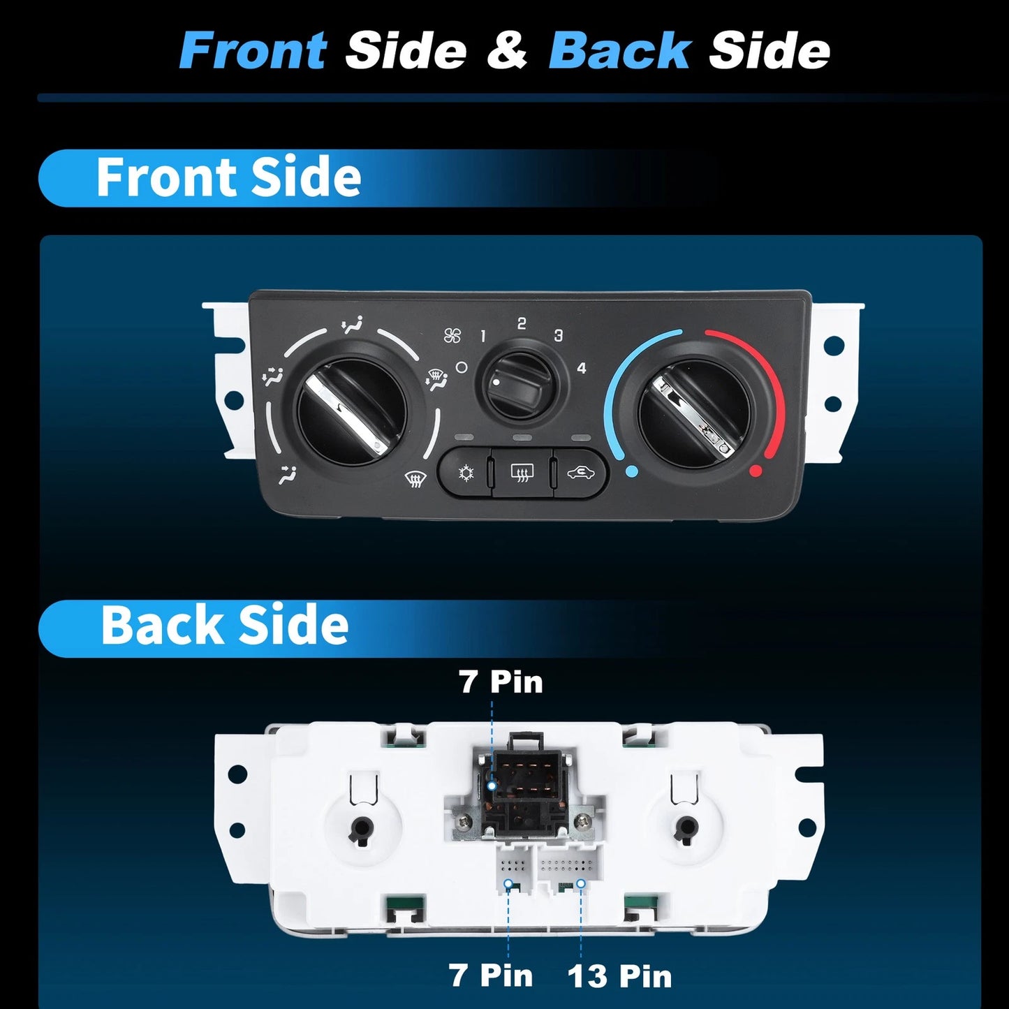 A/C Heater Climate Control Module Panel for Chevrolet Cobalt (2005-2010)