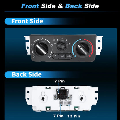 A/C Heater Climate Control Module Panel for Chevrolet Cobalt (2005-2010)