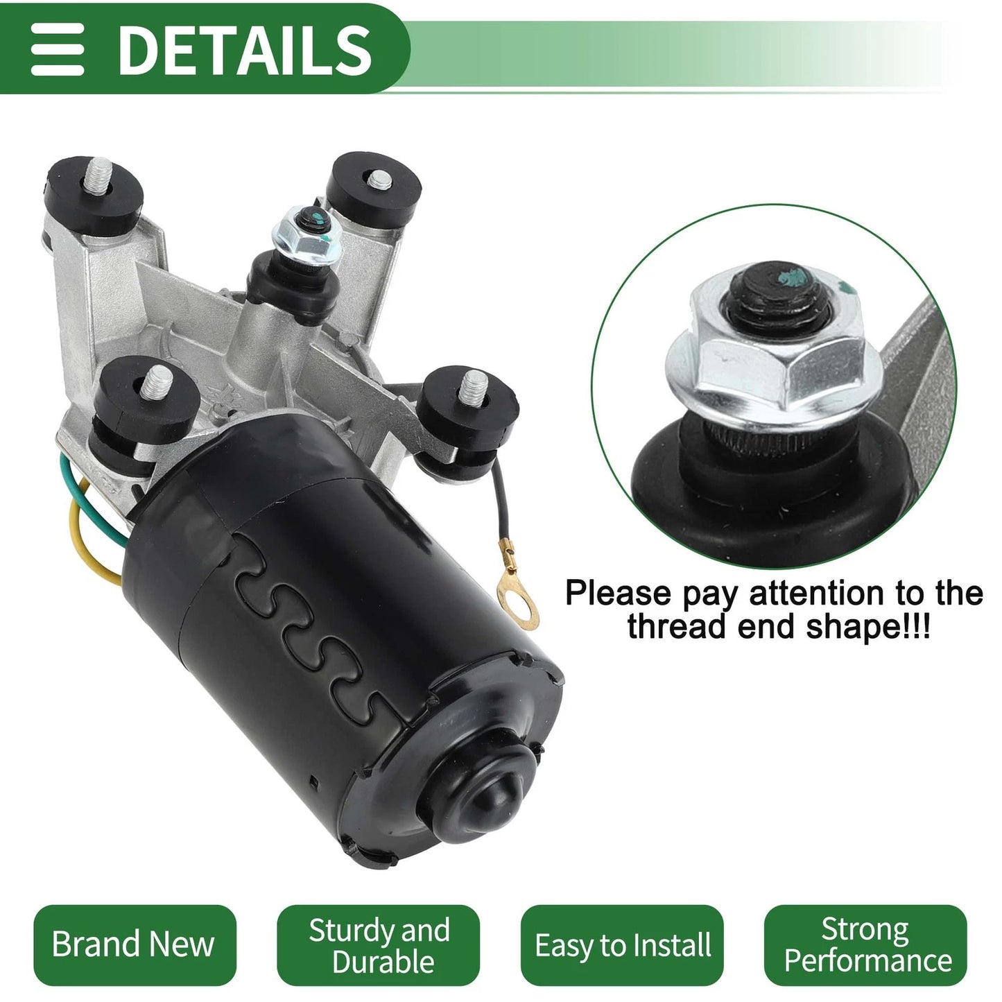 Front Windshield Wiper Motor for Toyota 4Runner (1989-2002)