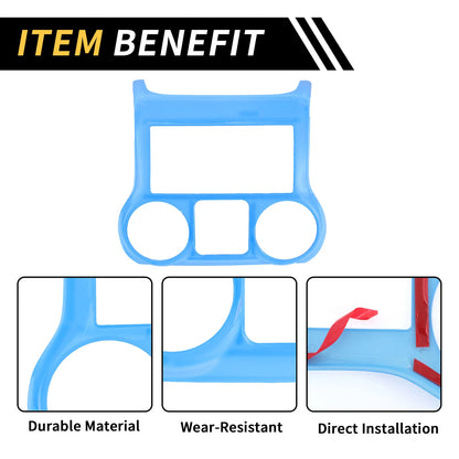 Central Console Dashboard Cover Trim for Jeep Wrangler JK JKU (2007-2018)
