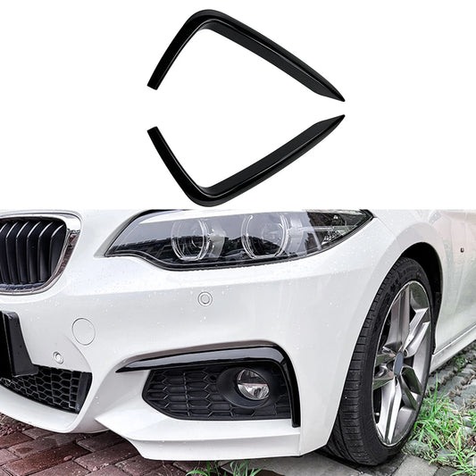 2 x Front Side Air Vent Trims for BMW 2 Series F22 F23 M Sport (2014-2021)