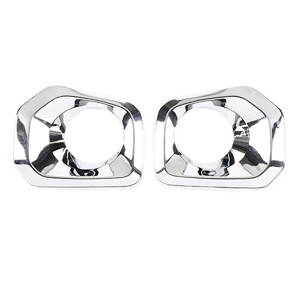 Chrome Front Bumper Grille Fog Light Covers for Toyota Tacoma (2016-2023)