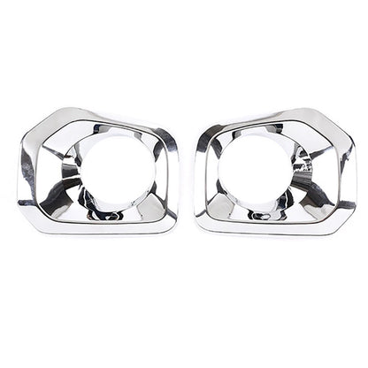 Chrome Front Bumper Grille Fog Light Covers for Toyota Tacoma (2016-2023)