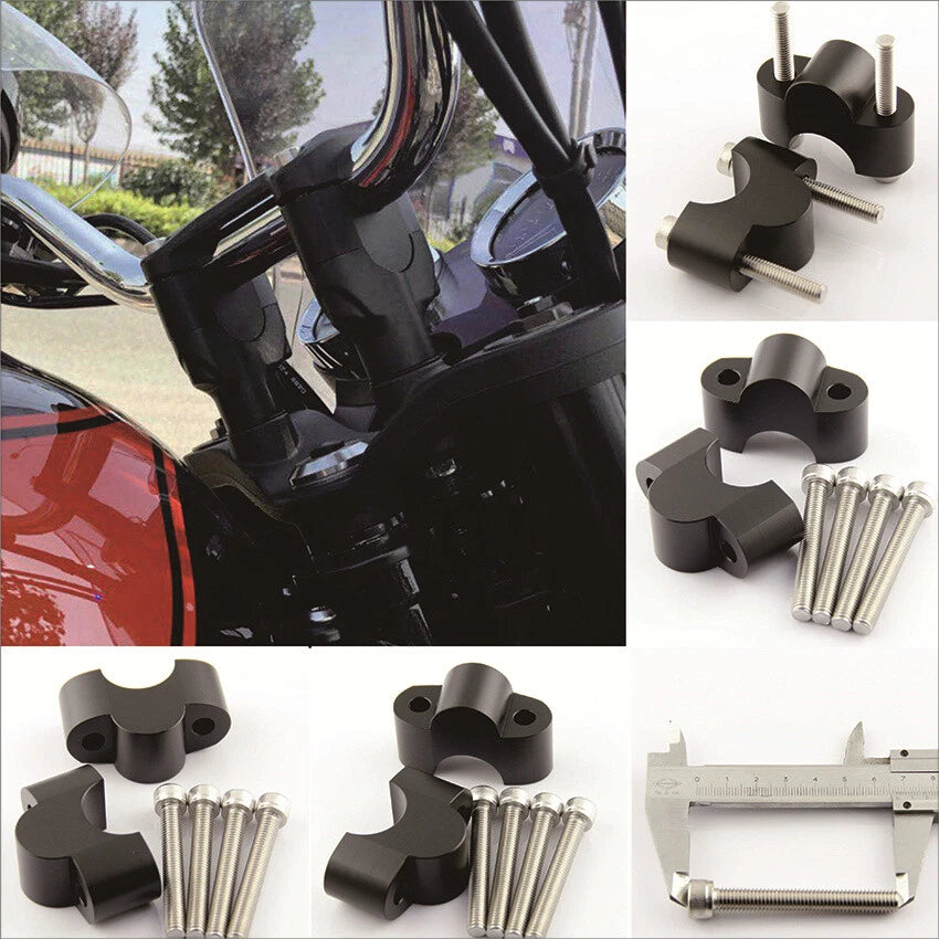 Fat Bar Risers Mount Clamp for Kawasaki Z900RS Z900 (2018)