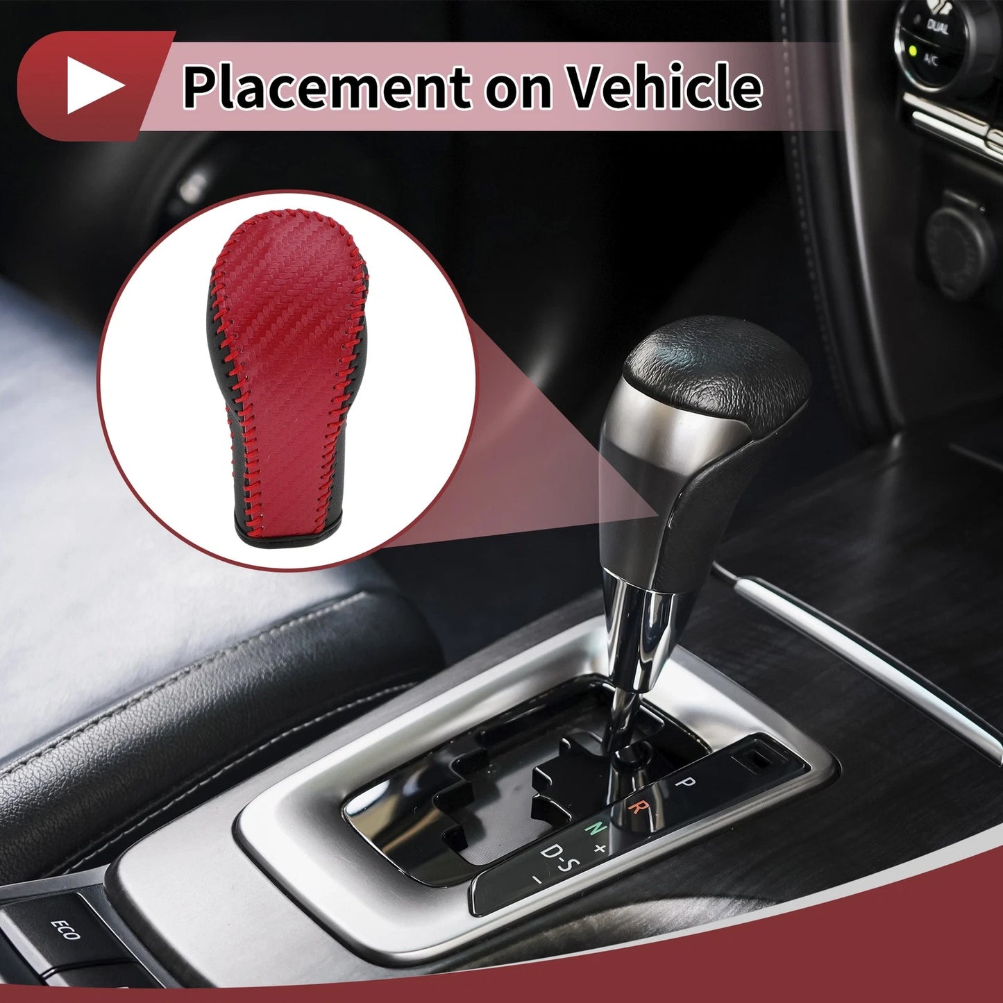 1 Pc Gear Shift Knob Cover for Infiniti FX50 (2009 - 2013)