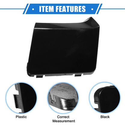 Front Bumper Tow Eye Hook Cover for Subaru Impreza (2010-2014) Glossy Black