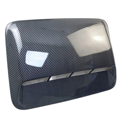 Carbon Fiber Look Air Flow Intake Hood Scoop Vent Cover for Car