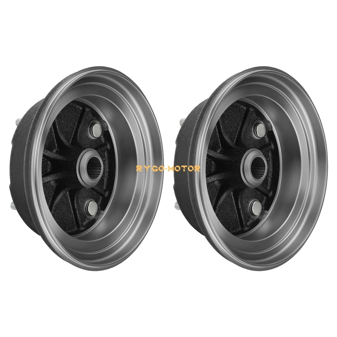 2 x Front Brake Drum w/Bolts for Kawasaki KAF400 Mule 600 610 Mule SX 4x4 XC