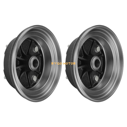 2 x Front Brake Drum w/Bolts for Kawasaki KAF400 Mule 600 610 Mule SX 4x4 XC