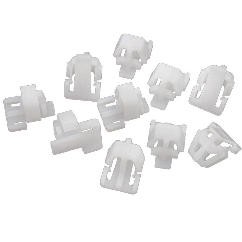 10 x White Moulding Trim Fastener Clips for Honda Civic, Odyssey, Pilot