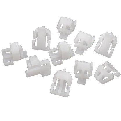 10 x White Moulding Trim Fastener Clips for Honda Civic, Odyssey, Pilot