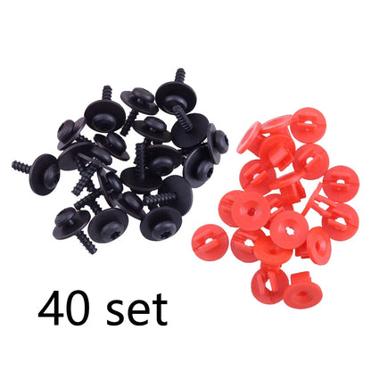 40x Wheel Arch Splash Guard Trim Clips for Ford (Various Years)