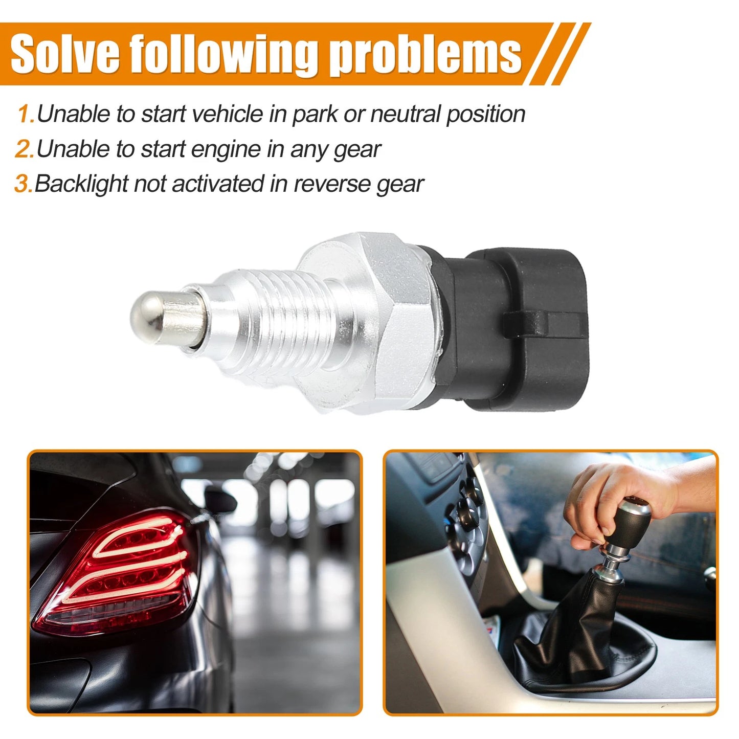 1 x Neutral Safety Switch Backup Lamp Switch for Chevrolet Aveo (2004-2006)