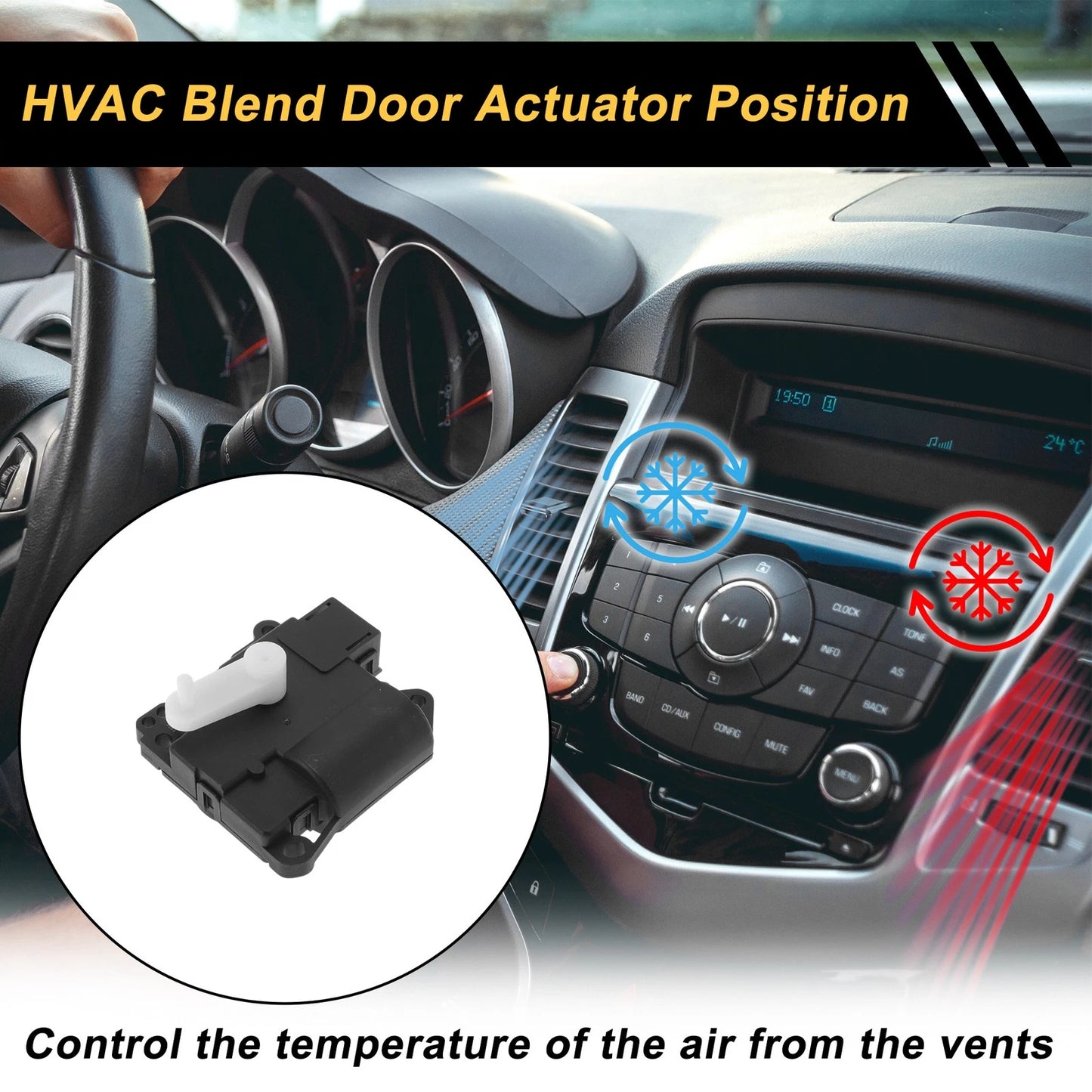 Heater Blend Door Actuator for Ford Thunderbird (2005)