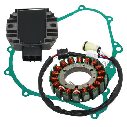 Stator Coil, Regulator Rectifier, Gasket for Yamaha YFM45FX Wolverine (06-10)