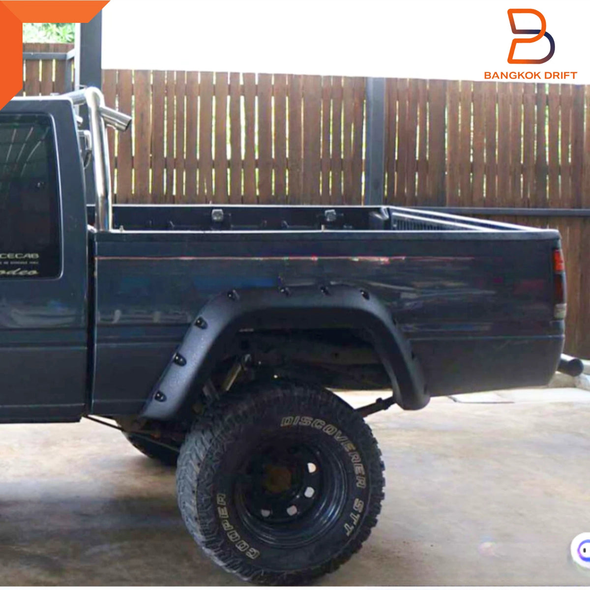 Jungle Off-Road Fender Flares for Holden Rodeo TF (88-02) Extra Cab 2DR