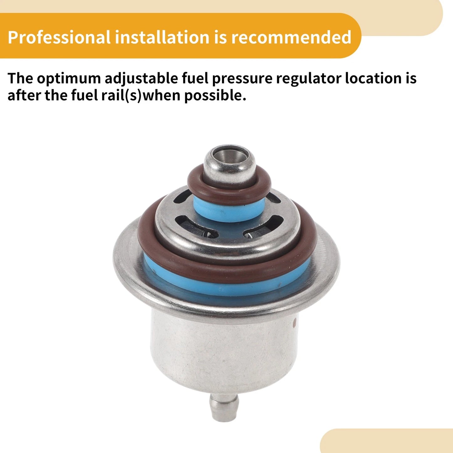 Fuel Pressure Regulator 20-70 Psi for Chevrolet Silverado 1500 (03-04)