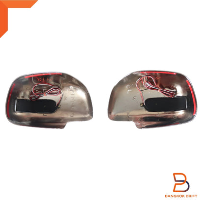 Chrome LED Mirror Cover Trim for Toyota Hilux Ute MK6 MK7 Vigo Champ (05-14)