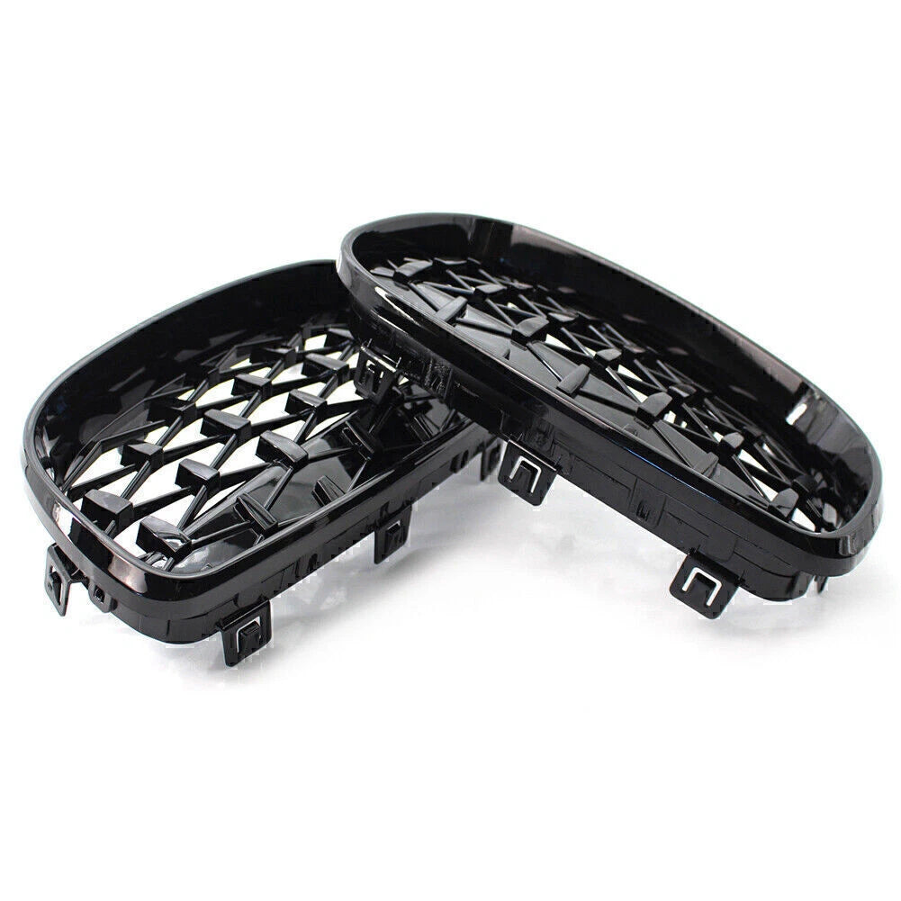Gloss Black Front Grille for BMW E81 E82 E87 E88 1 Series (2008-2011)