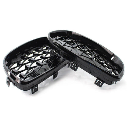 Gloss Black Front Grille for BMW E81 E82 E87 E88 1 Series (2008-2011)