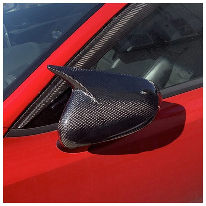 M Style Carbon Fiber Mirror Cover Caps for Kia Stinger (2018-2022)