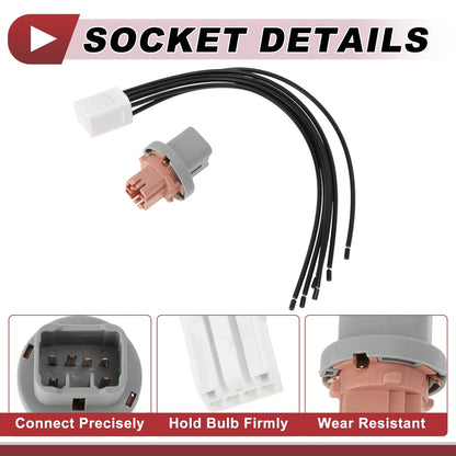 Tail Light Socket Wiring Set for Toyota 4Runner (2003-2009)