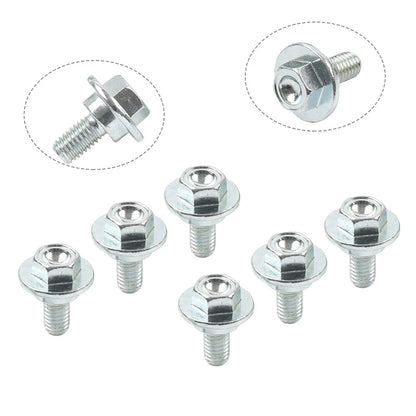 6 Pcs Radiator Shroud Bolts M5x9 for Honda CRF 250R 250X 450R 450X (2004-2023)