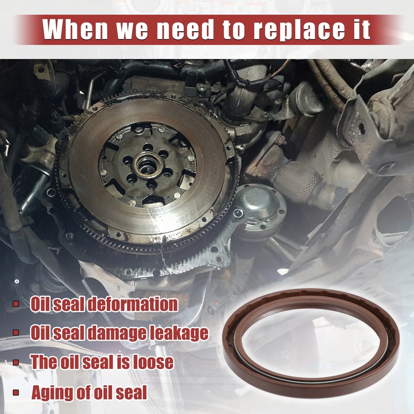 Rear Crankshaft Seal for Toyota Corolla (1998-2008)