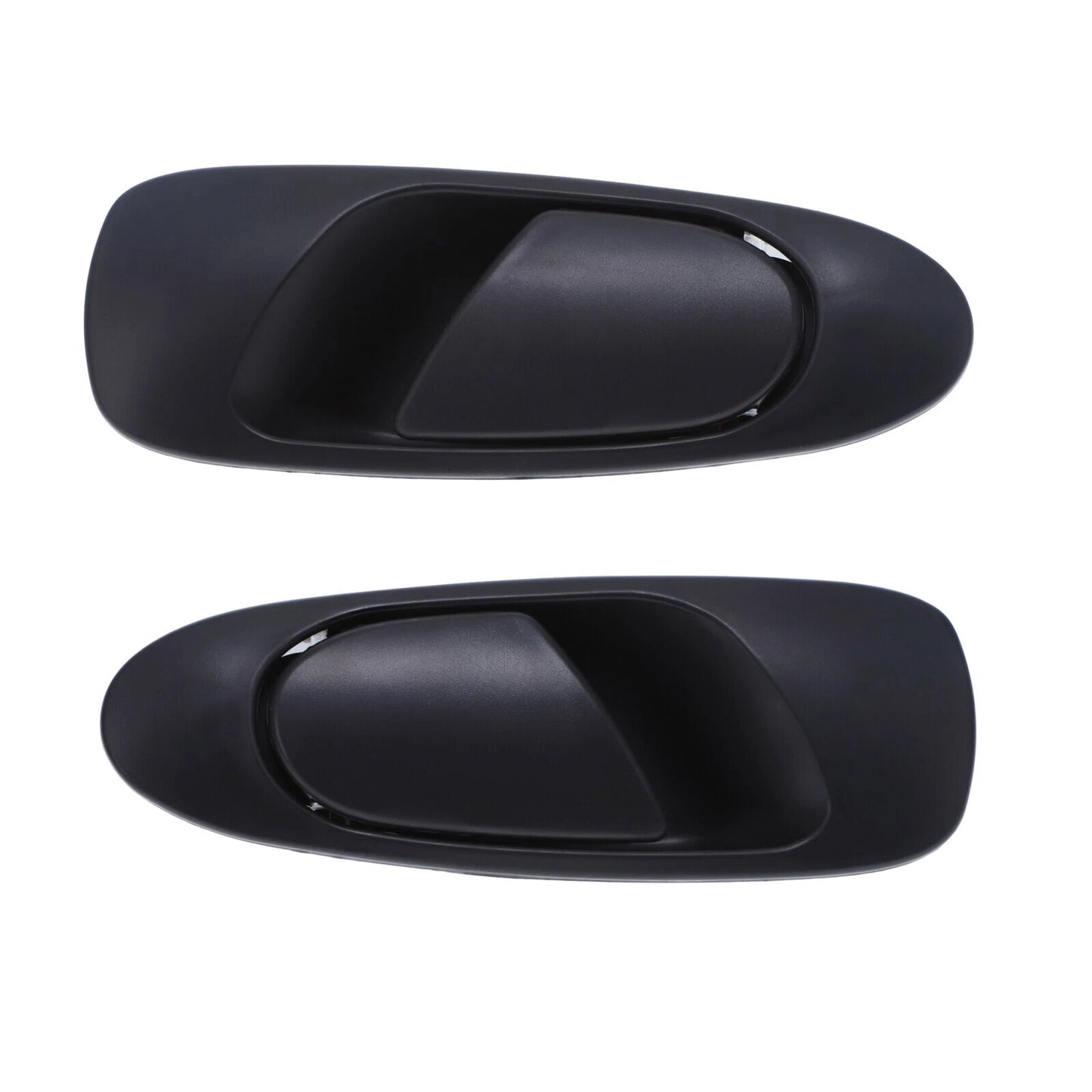 Set of 2 Black Rear Left & Right Door Handles for Honda Civic (1991-1995)