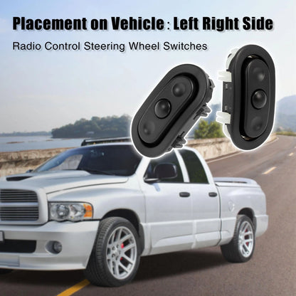 LH RH Steering Wheel Radio Control Switches for Chrysler Jeep Dodge (2005-2010)
