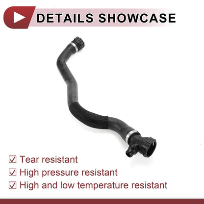 Radiator Coolant Hose for BMW 740i xDrive 3.0L (2017-2019) 2 x Rubber Hoses