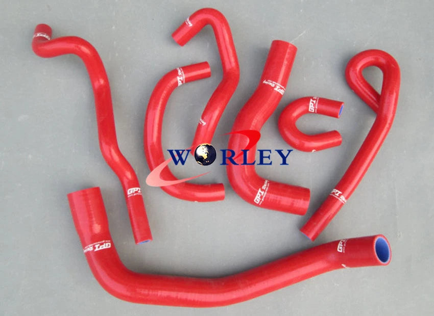 Blue Silicone Radiator Hose for Nissan Skyline R33 R34 GT-S GT-T (1995-2002)