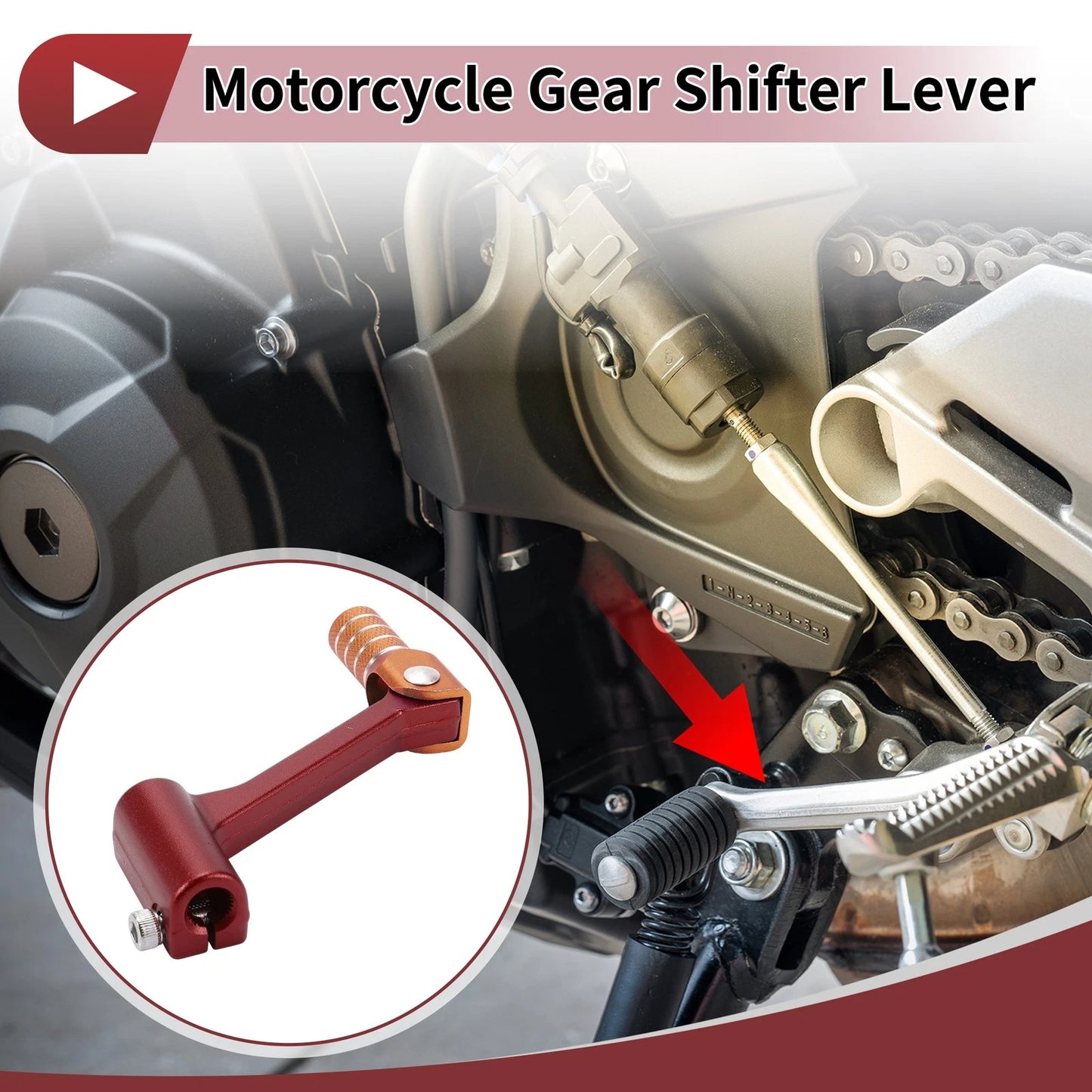 Foldable Gear Shifter Lever for Bosuer Cheetah