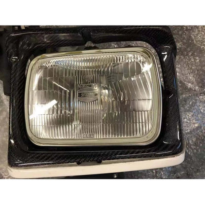 Carbon Fiber Headlight Frame Bezel Cover kit fit for Toyota Supra A70 1987-1992