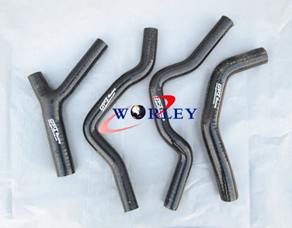 Black Silicone Radiator Hose for Honda CR500R 1985-1988