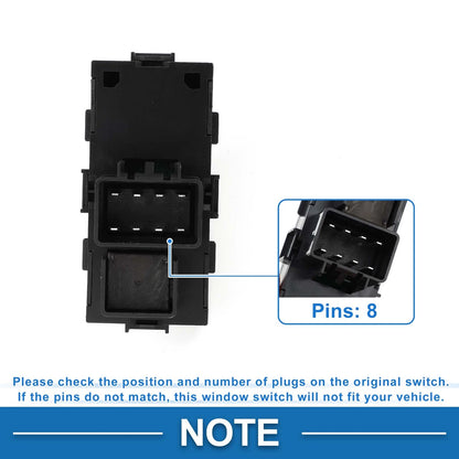 Front Power Window Switch for Chevrolet Silverado 1500 2500 3500 HD