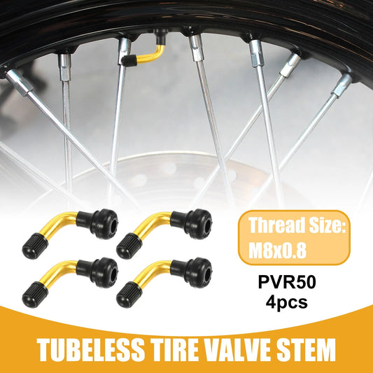 PVR50 4 Pcs Tubeless Tire Valve Stem for Cars Motorcycles