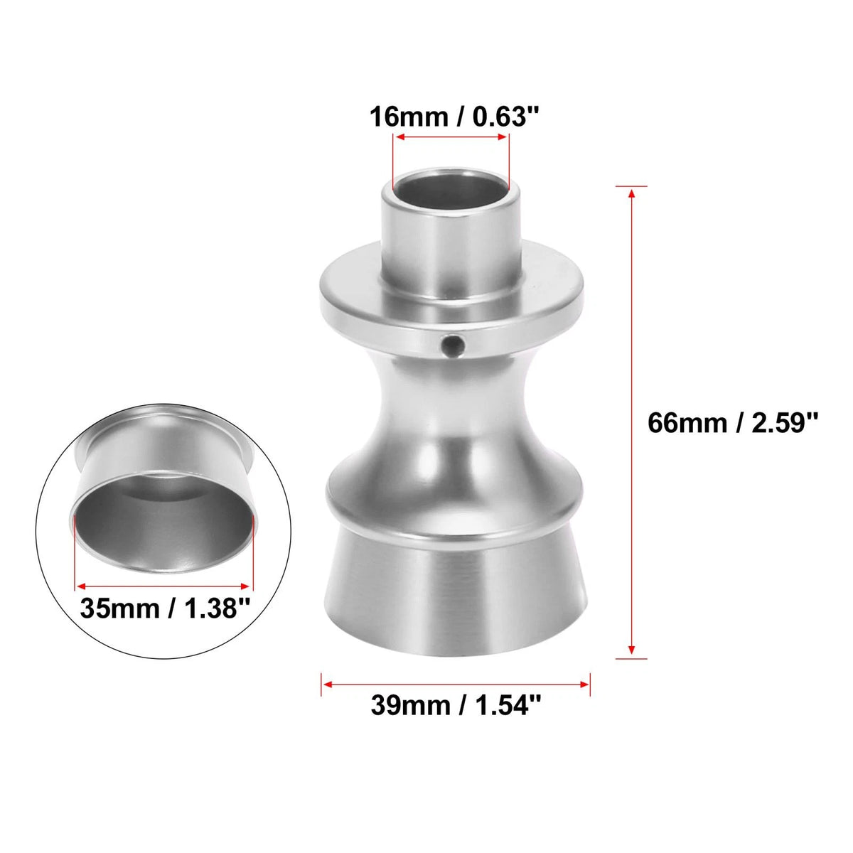 Silver Tone Shift Knob Reverse Lock Out Lifter for Subaru BRZ, Toyota (2013-2023)